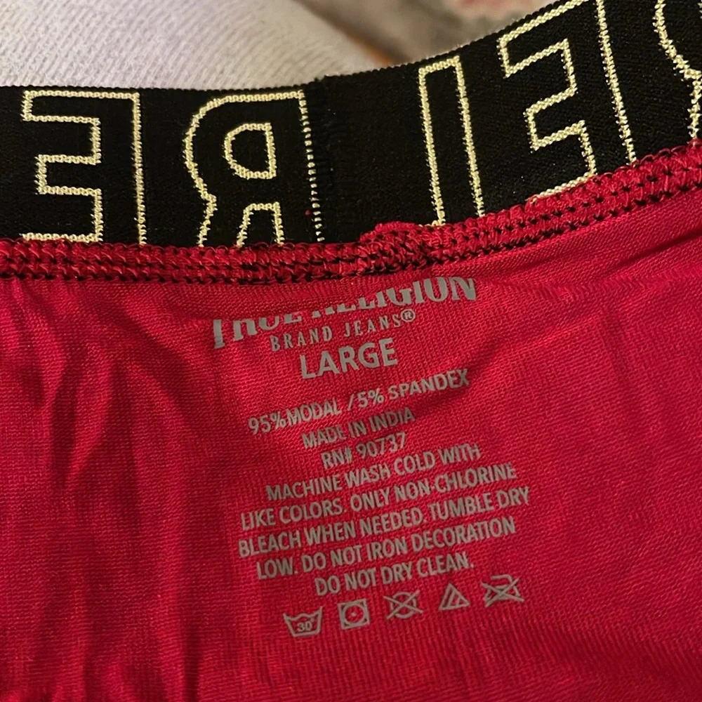 True Religion LARGE Fly Front MODAL/Spandex Boxer Brief (2 Single Pairs)